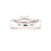 diamond pavé semi mounting 18 round brilliant diamond 0.60 ctw 18k white gold