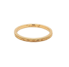 filigree milgrain beaded stackable wedding band 18k yellow gold 1.7mm wide