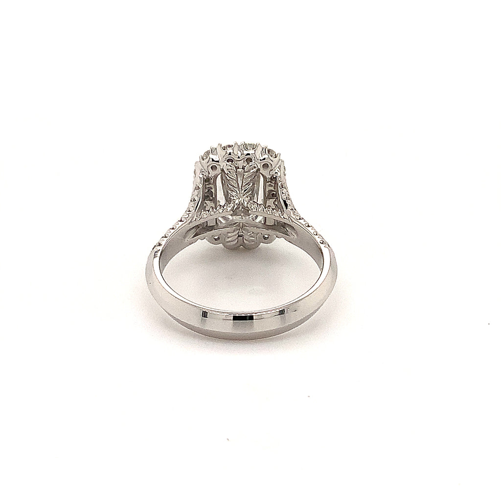 Christopher Designs L'Amour Crisscut® Diamond Ring 2.01 cts D VVS 2 GIA Certified 18 kt White Gold. - Image 2 of 10