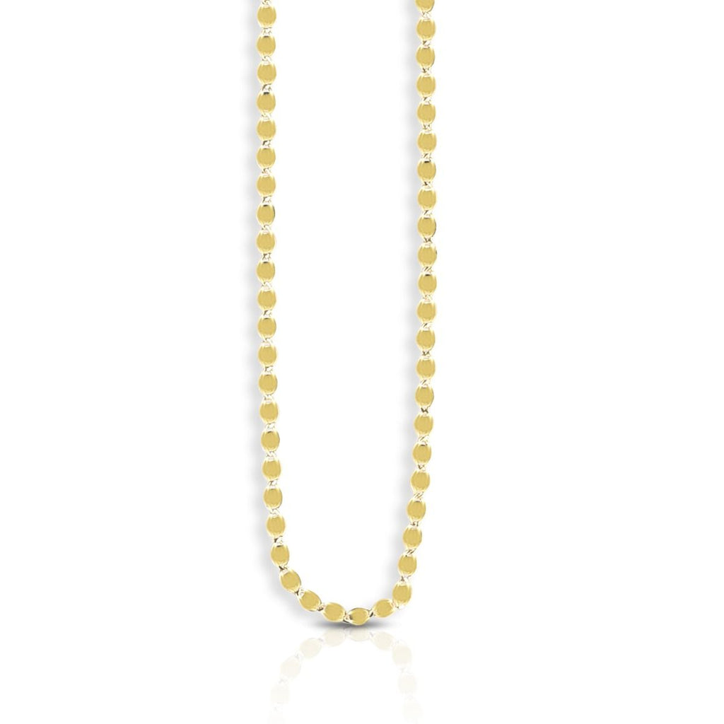 Oval Mirror Link Chain with Lobster Clasp 14K Yellow Gold - Image 1 of 3