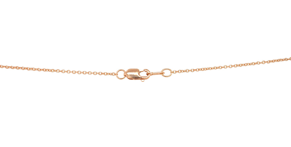 devotion forevermark open cage pear shape diamond necklace 1.20ctw 18k rose gold